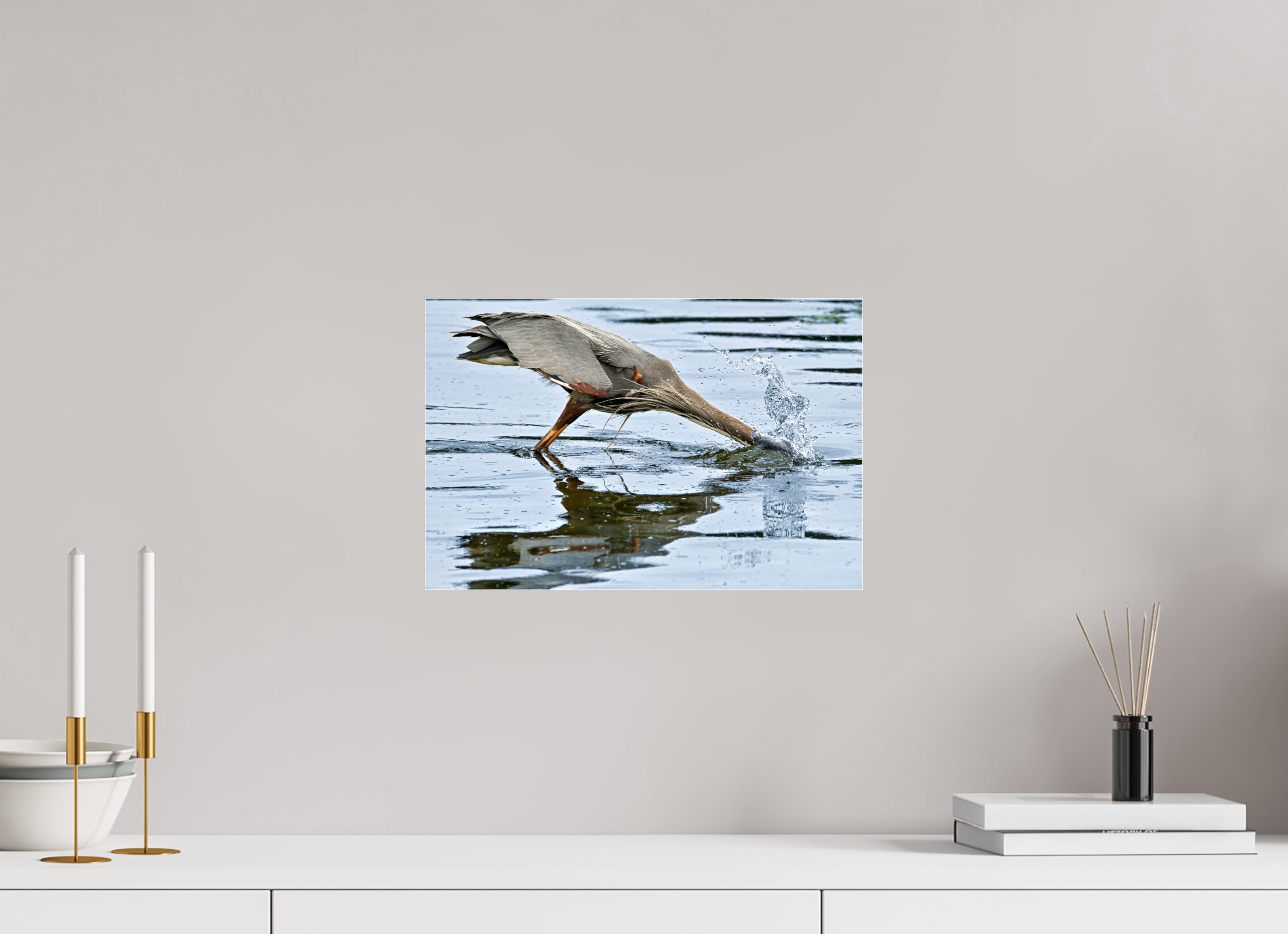 15 x 10″, Photo Print Under Acrylic Glass The Plunge