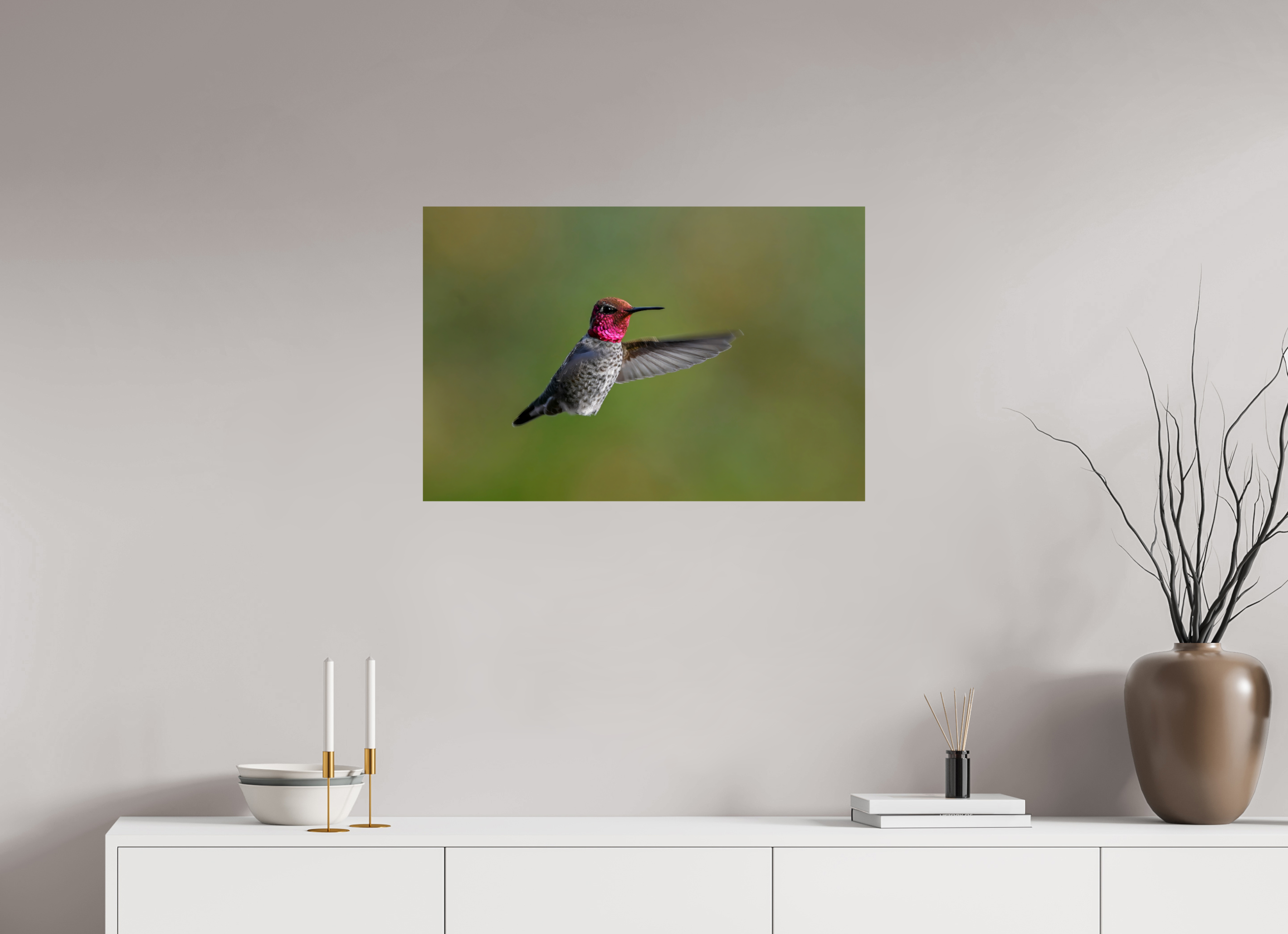 30 x 20″, Photo Print On Fuji Crystal DP II Glowing Anna's