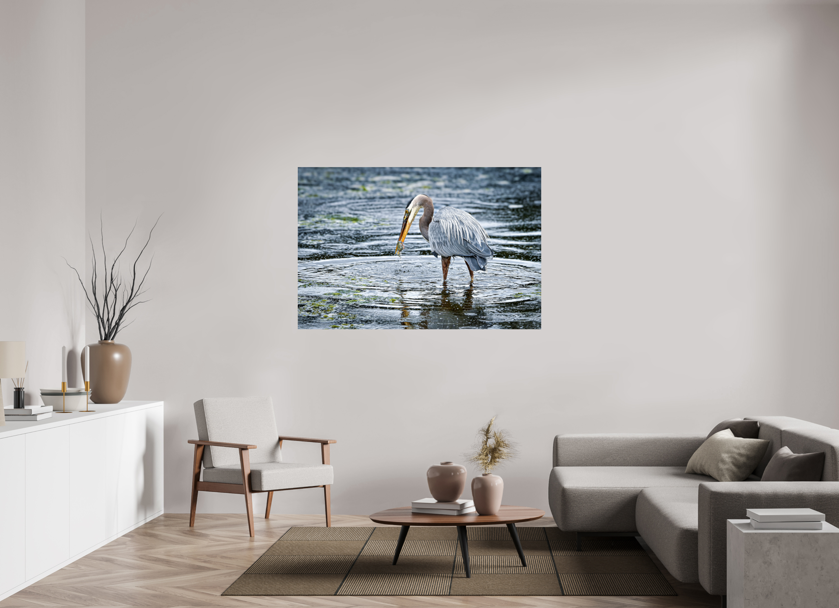 60 x 40″, Photo Print on Aluminum Backing Surprised Dinner