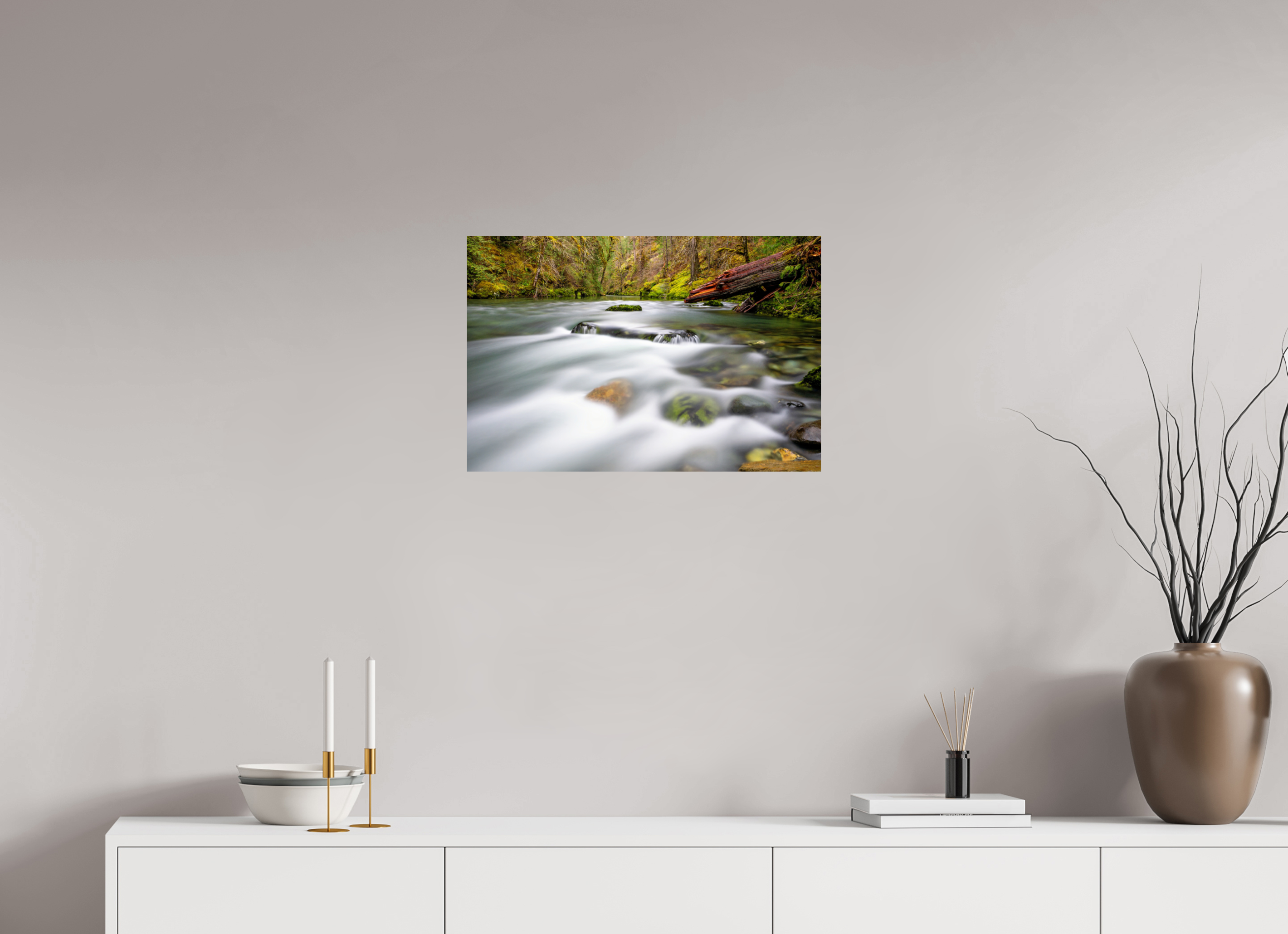 24 x 16″, Photo Print On Fuji Crystal DP II River Rocks