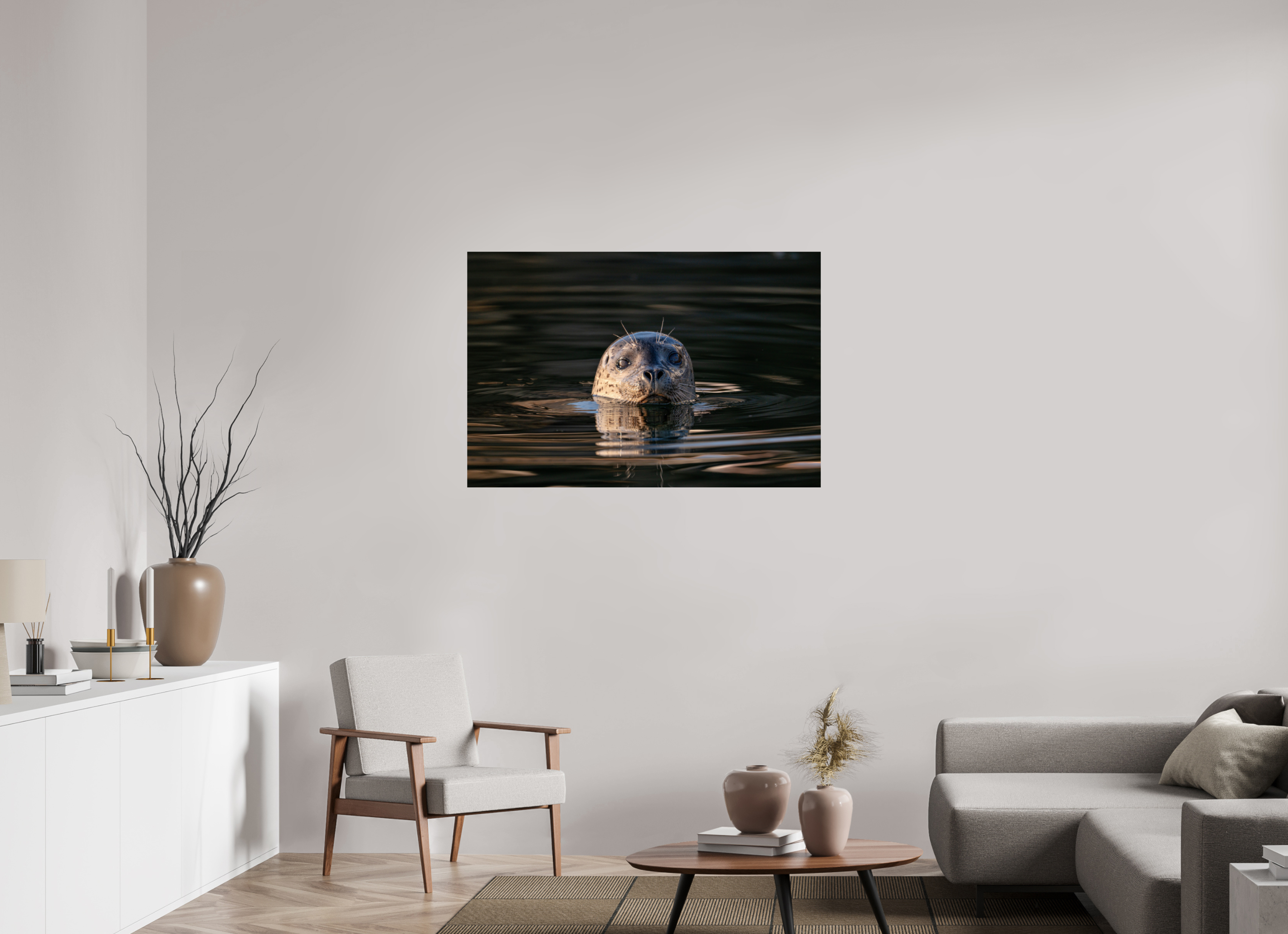 45 x 30″, Photo Print on Aluminum Backing Surface Seal