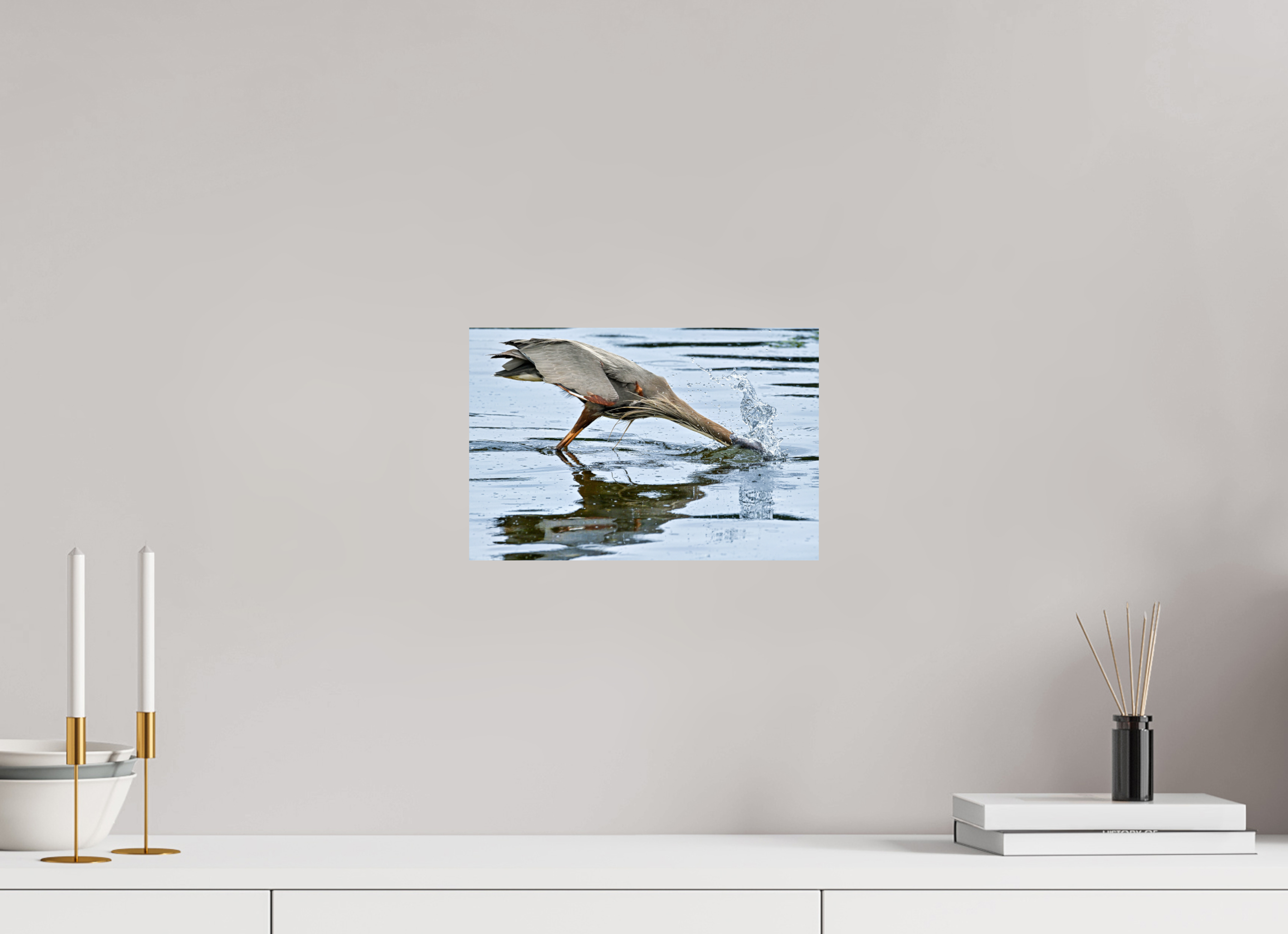 12 x 8″, Photo Print on Aluminum Backing The Plunge