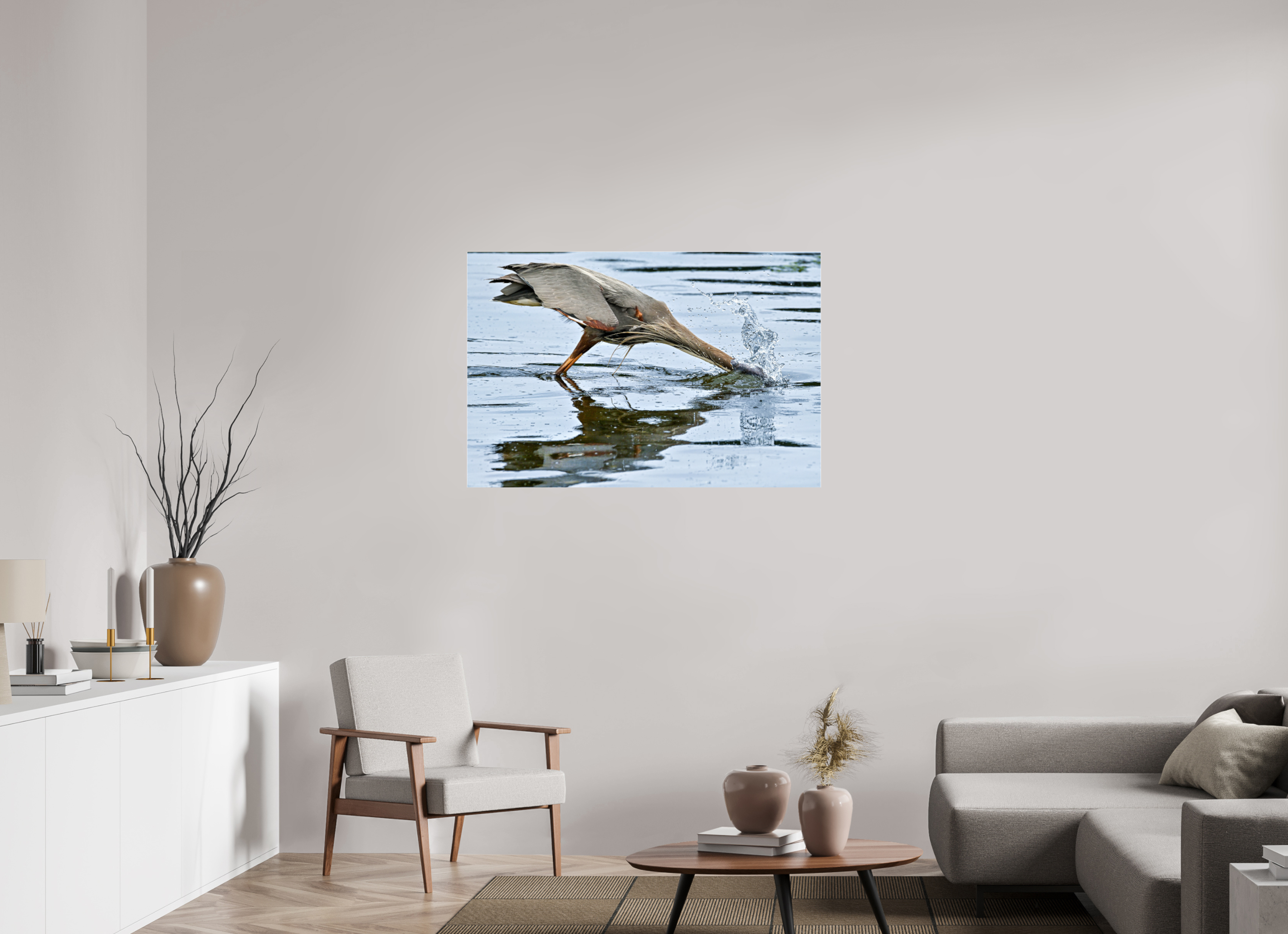 45 x 30″, Photo Mounted Under Acrylic Glass The Plunge