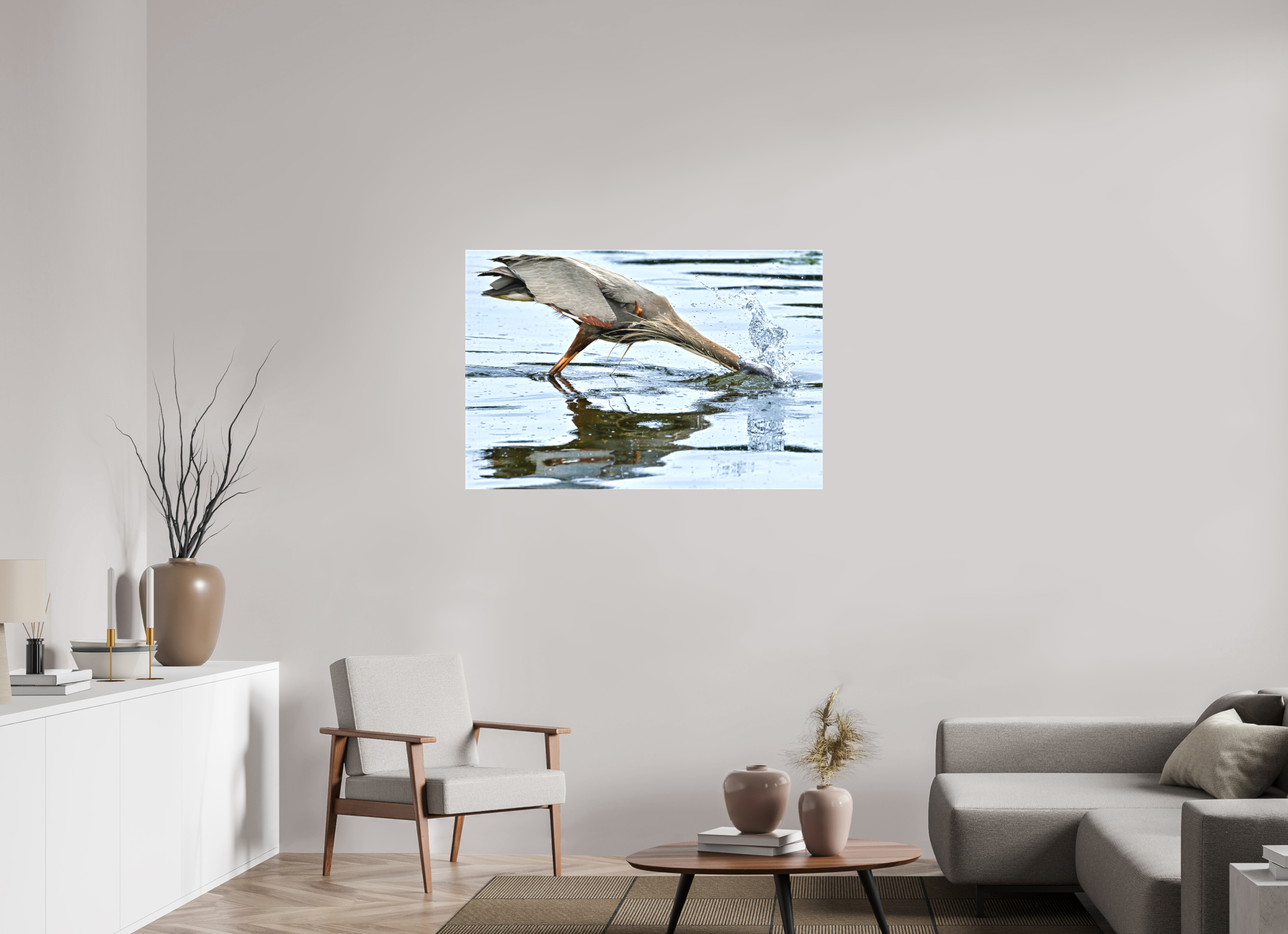 45 x 30″, Matte Canvas with Wrapped Edges The Plunge