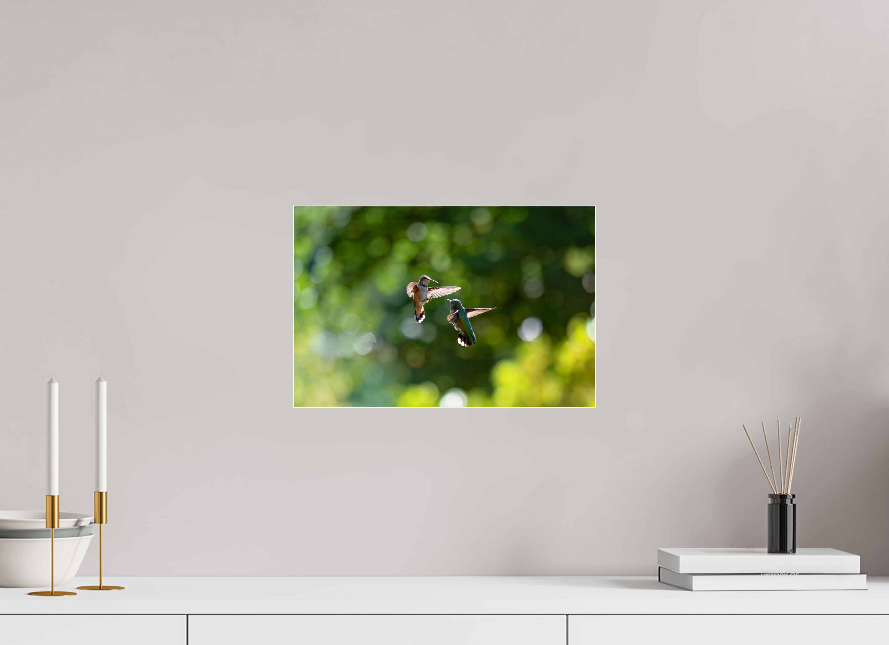 15 x 10″, Photo Mounted Under Acrylic Glass Midair