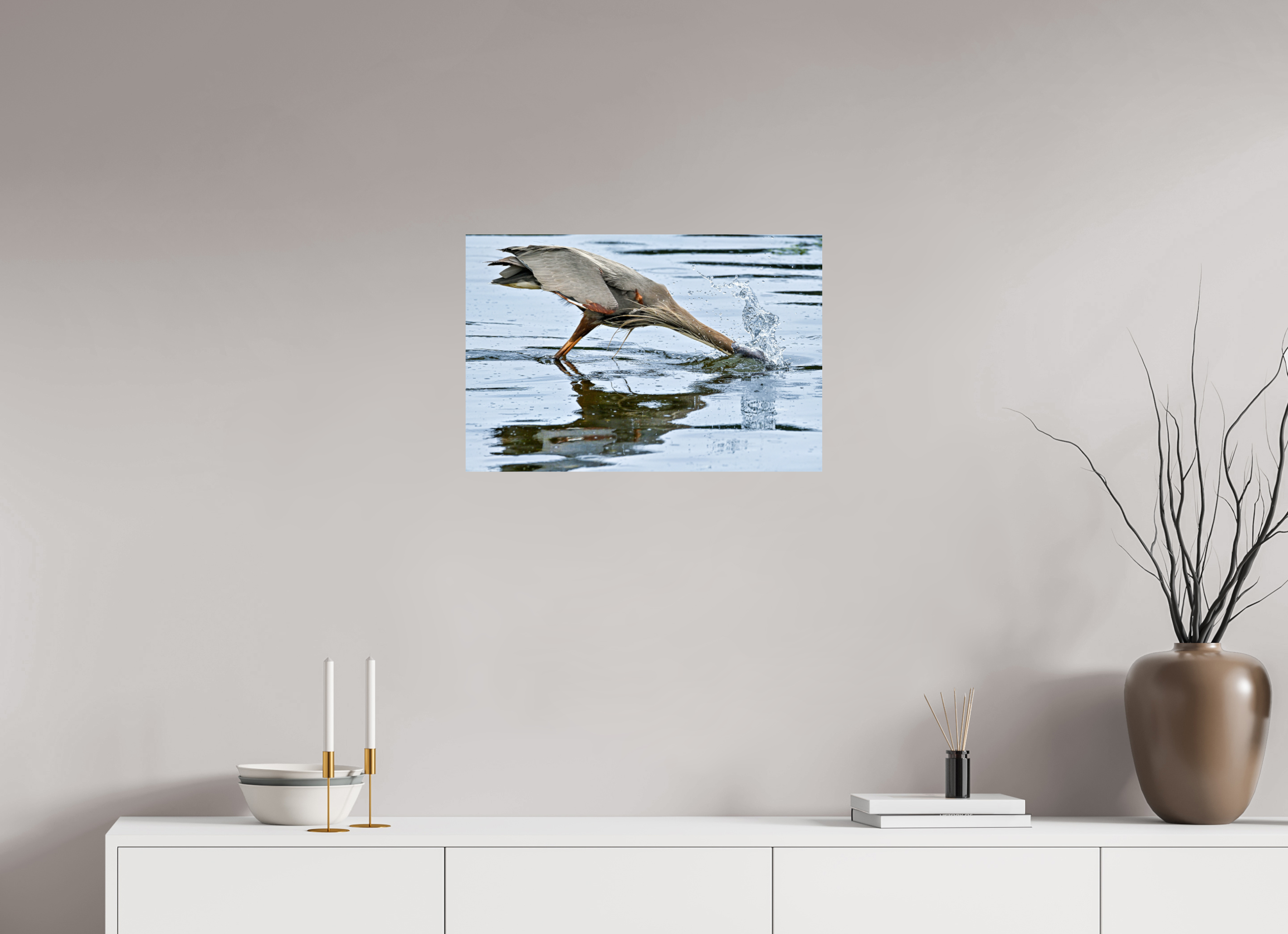24 x 16″, Photo Print on Aluminum Backing The Plunge