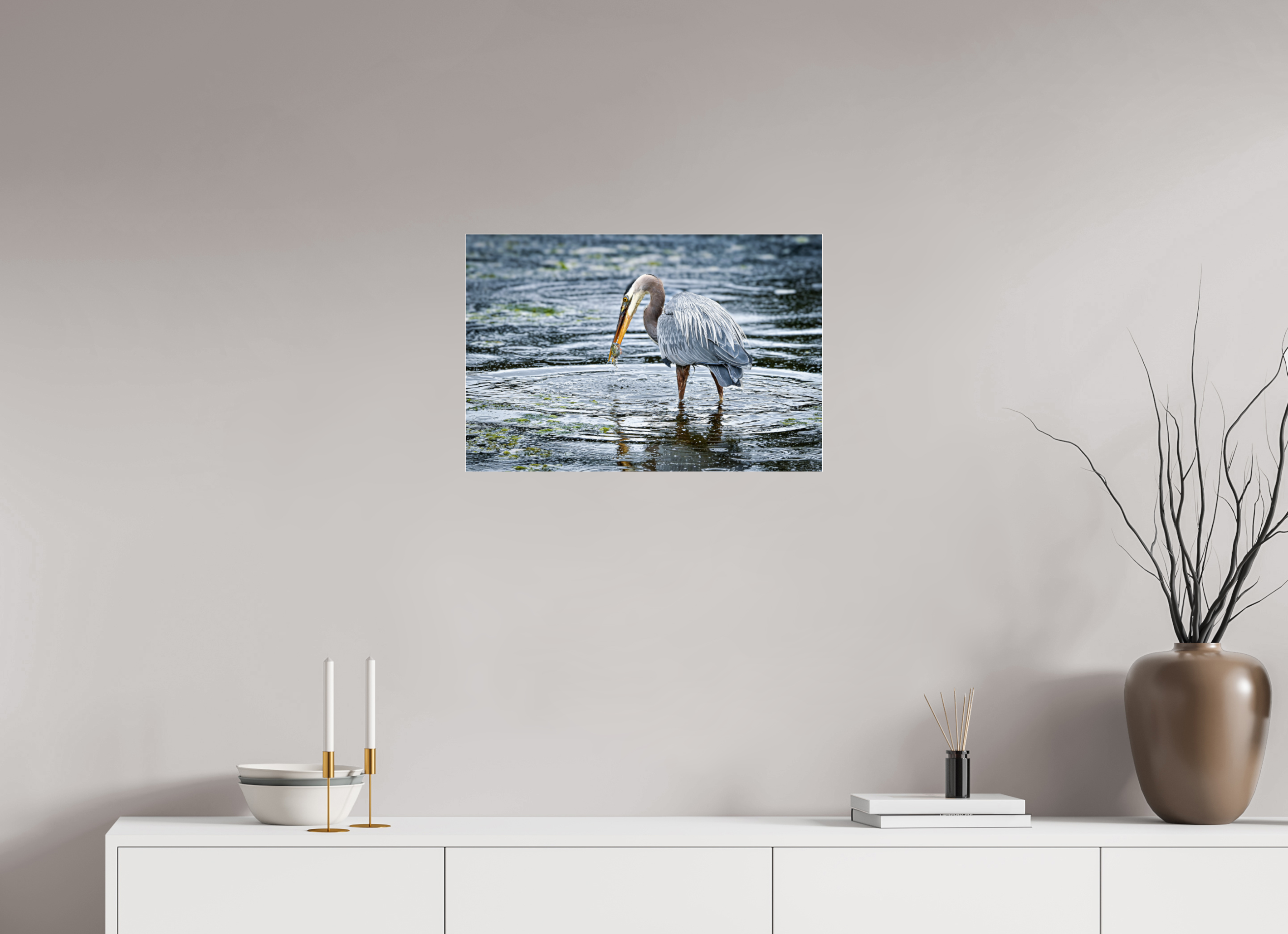 24 x 16″, Photo Mounted Under Acrylic Glass Surprised Dinner